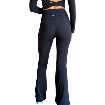 SplitFlare Leggings - Black