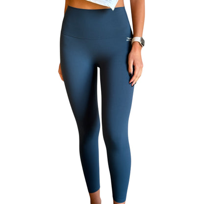 Slightly Thicker Leggings - Teal Blue