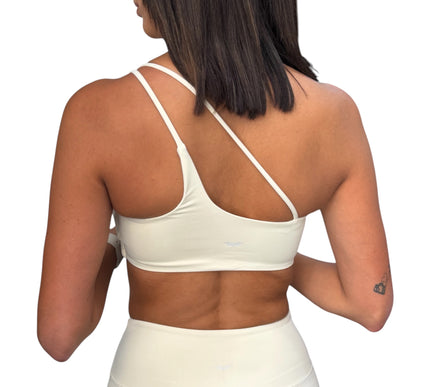 One-Shoulder Triangle Cut-Out Bra