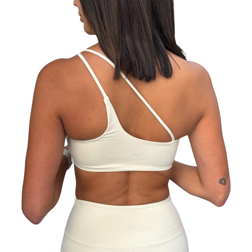 One-Shoulder Triangle Cut-Out Bra