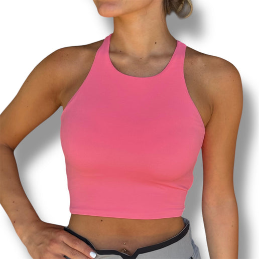 Sculpt Back Crop Top