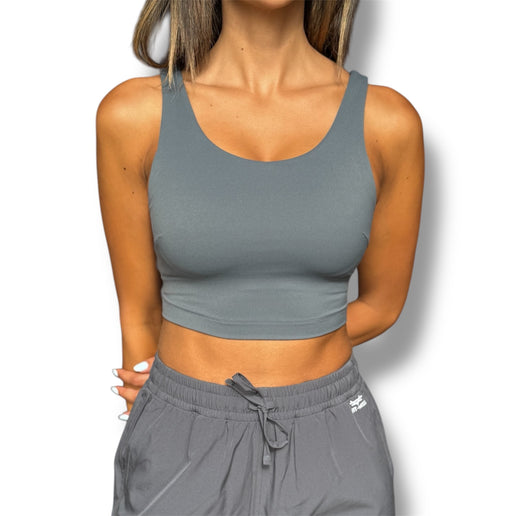 Crossed Over Back Sports Bra