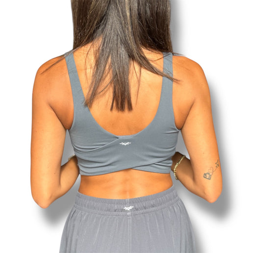 Crossed Over Back Sports Bra