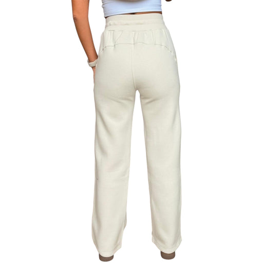 Fleece-Lined Wide Leg Joggers