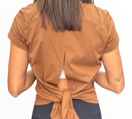 Tie Back Tee - Copper