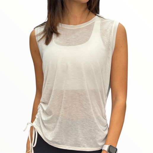 Featherlight Tank - Beige