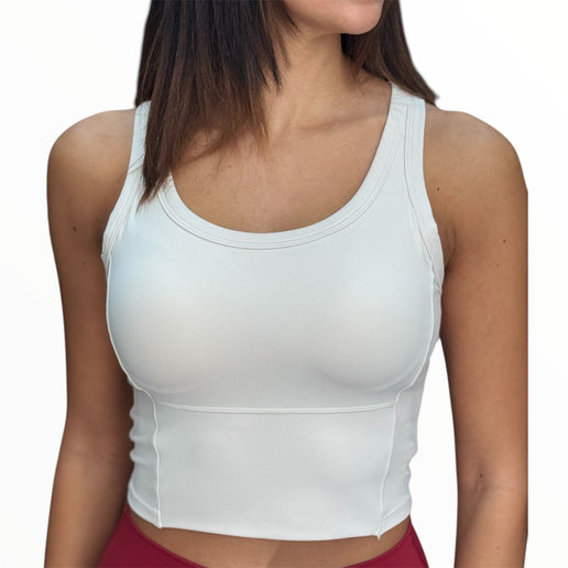 Sculpt Padded Crop Tank