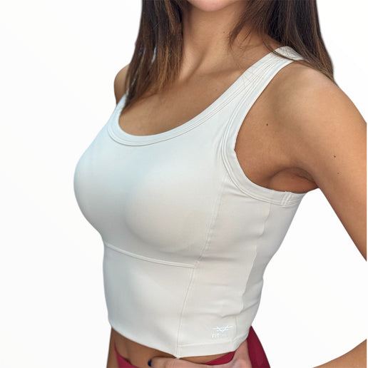 Sculpt Padded Crop Tank