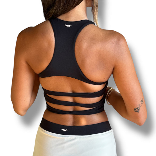 Sculpt Back Crop Top