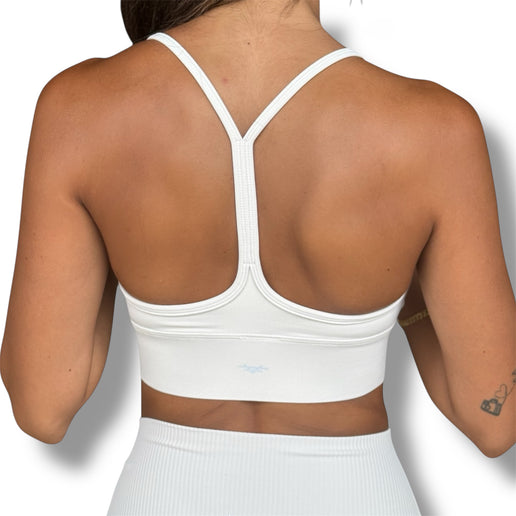 Slim Strap Bra - Ivory