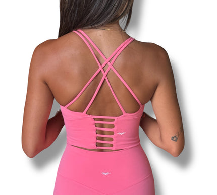 Power Lines Bra - Pink Punch