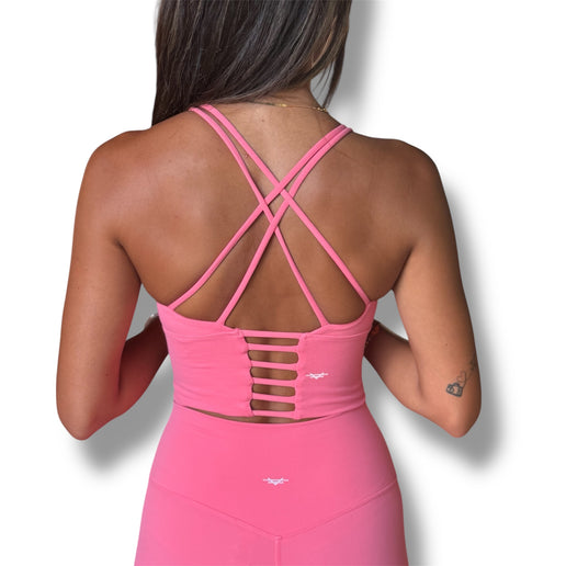 Power Lines Bra - Pink Punch