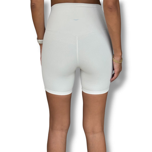 Soft Rib Biker Shorts - Ivory