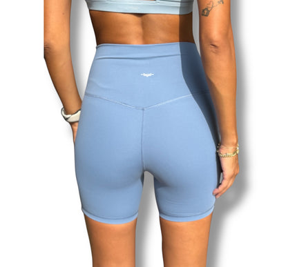 Biker Shorts - Stormy Blue