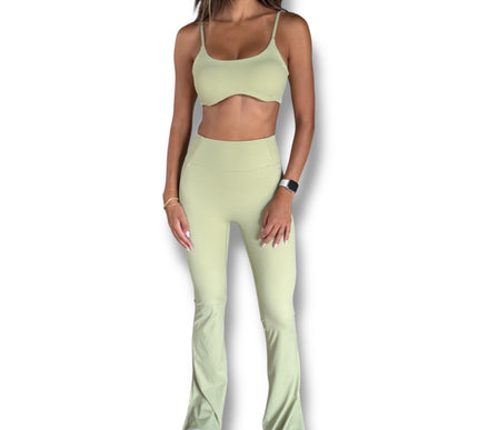 Curved Lite Bra - Avocado Green