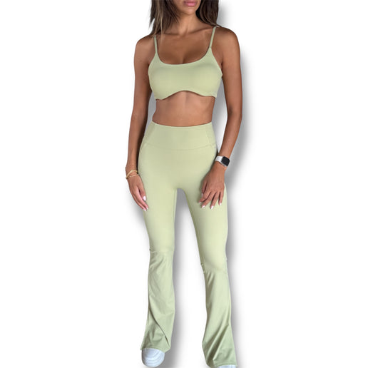 Curved Lite Bra - Avocado Green