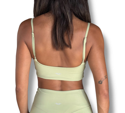Curved Lite Bra - Avocado Green