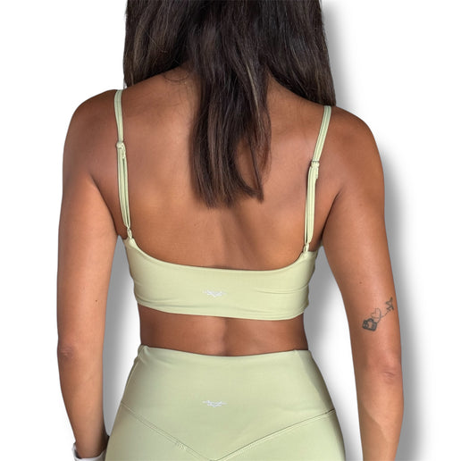 Curved Lite Bra - Avocado Green