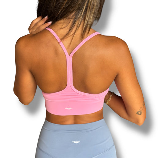 Slim Strap Bra - Lavender Rose