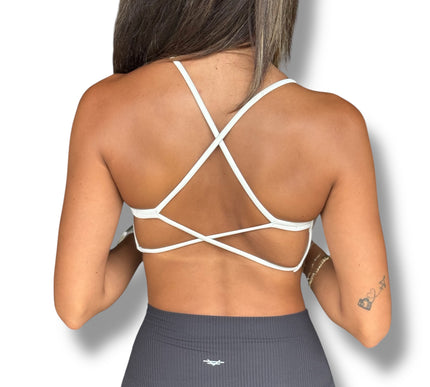 Lite Strappy Back Bra - Ivory