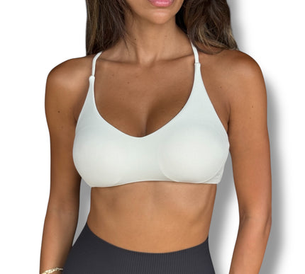 Lite Strappy Back Bra - Ivory