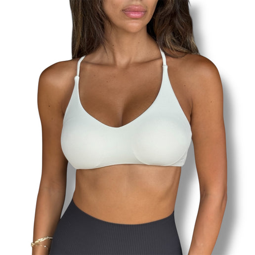 Lite Strappy Back Bra - Ivory