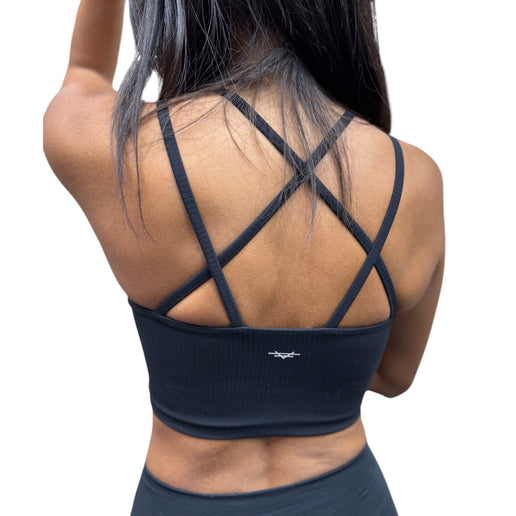 Ribbed Padded Crop Top
