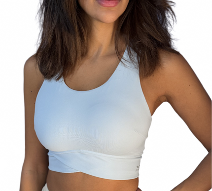 V-Active Crop Top - Baby Blue