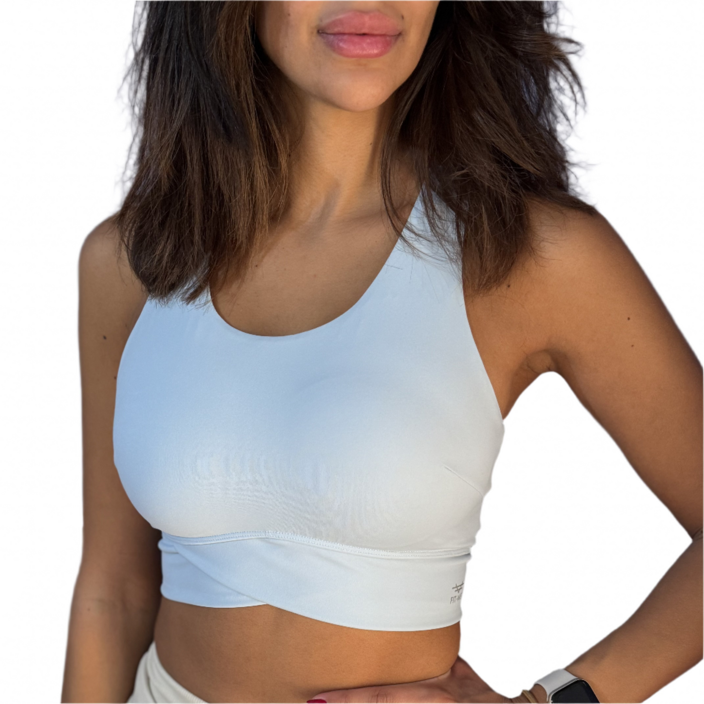 V-Active Crop Top - Baby Blue