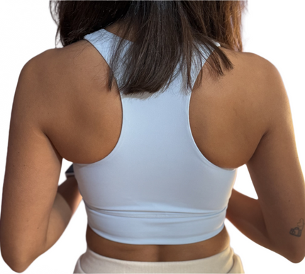 V-Active Crop Top - Baby Blue
