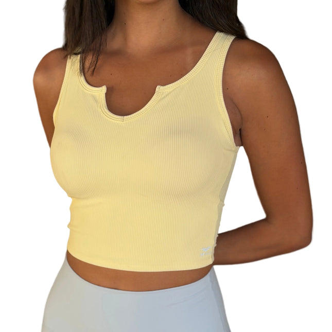 Luxe Ribbed Padded Tank