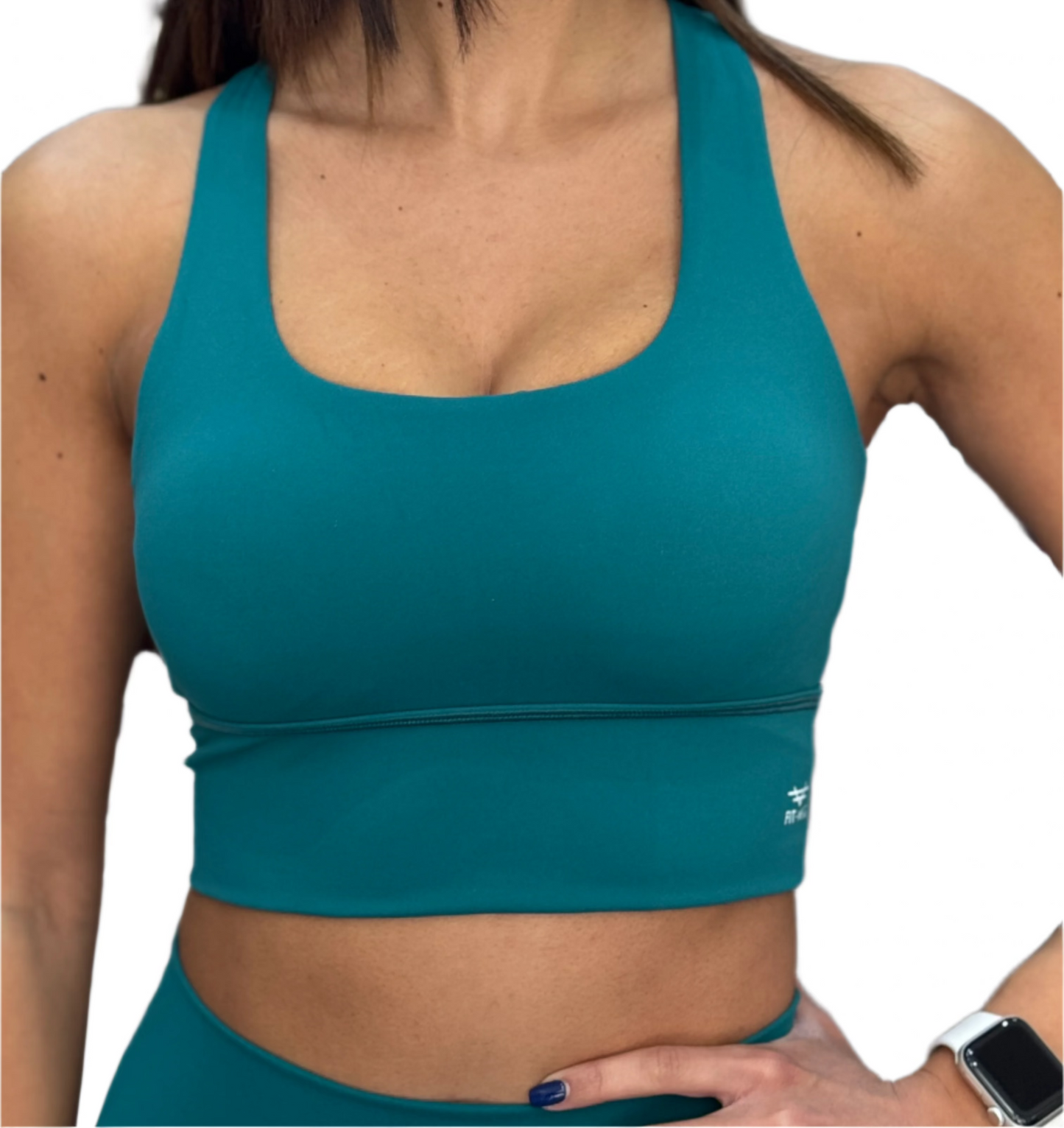 Crisscross Sports Bra - Emerald Isle