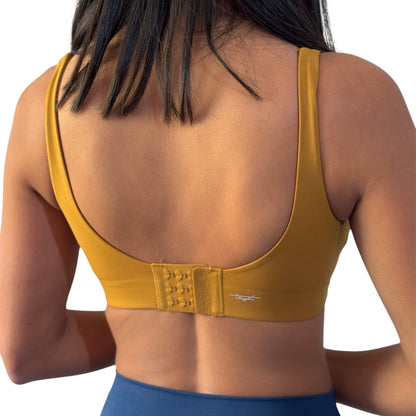 Mustard Adjustable Bra