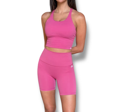 Power Lines Bra - Pink Yarrow