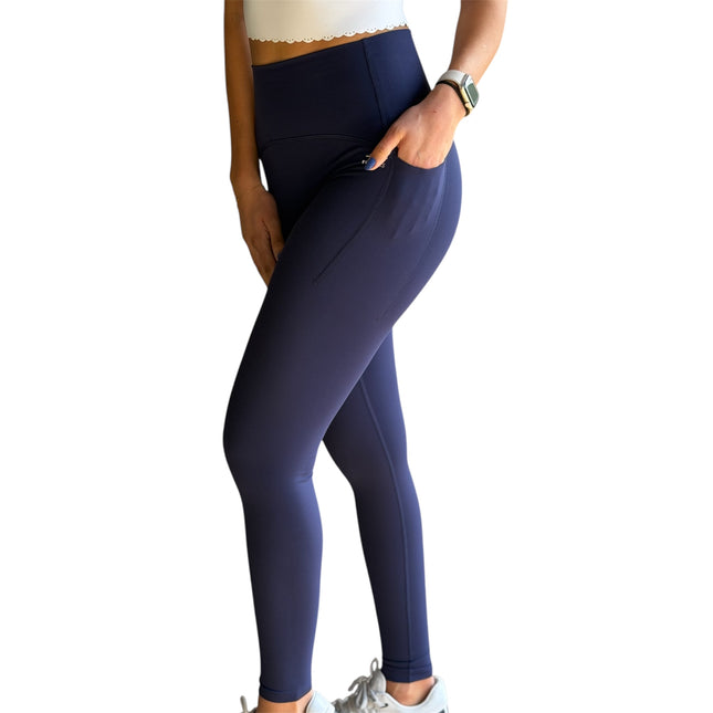 Contour Waist Seamless Leggings with Pockets
