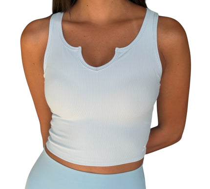 Luxe Ribbed Padded Tank