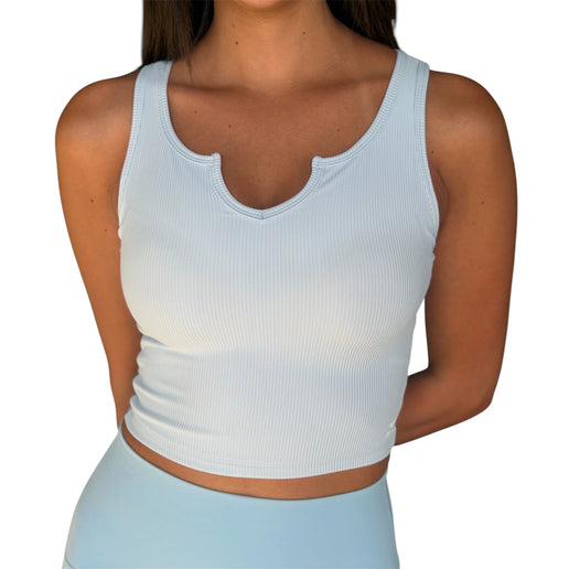 Luxe Ribbed Padded Tank