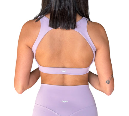 Sculpted Open-Back Bra