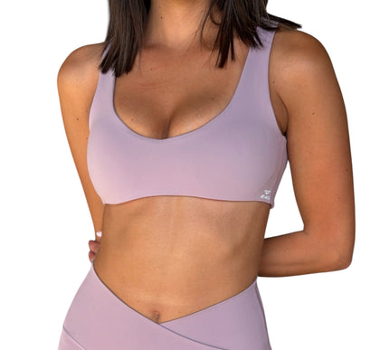 Sculpted Open-Back Bra