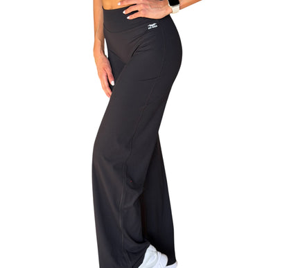 High-Waisted Wide-Leg Yoga Pants