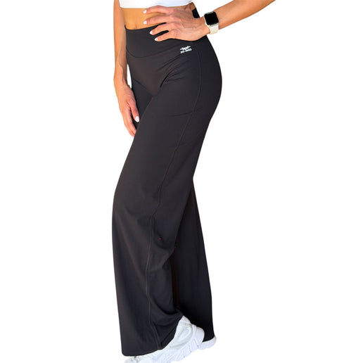 High-Waisted Wide-Leg Yoga Pants
