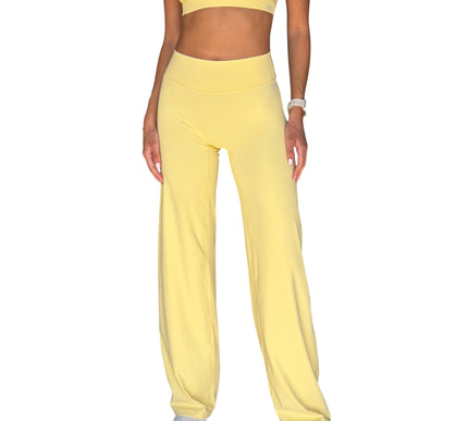High-Waisted Wide-Leg Yoga Pants
