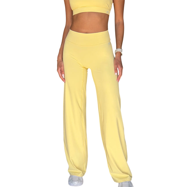High-Waisted Wide-Leg Yoga Pants