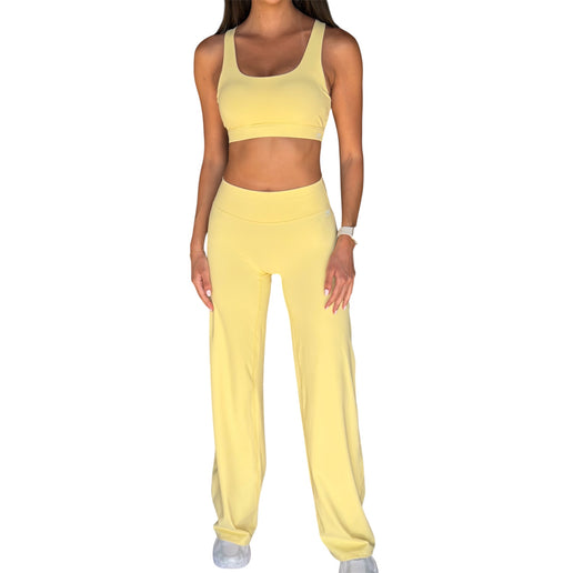 High-Waisted Wide-Leg Yoga Pants