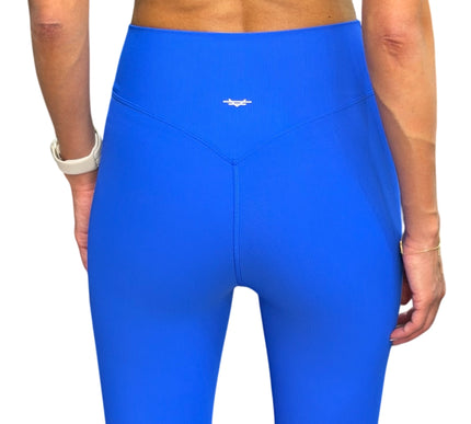 Ribbed Crossover V-Waist Leggings