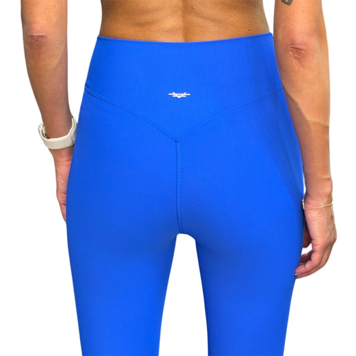 Ribbed Crossover V-Waist Leggings