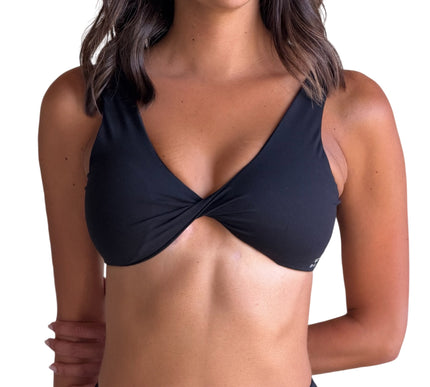 Wrap Front Cross-Back Bra
