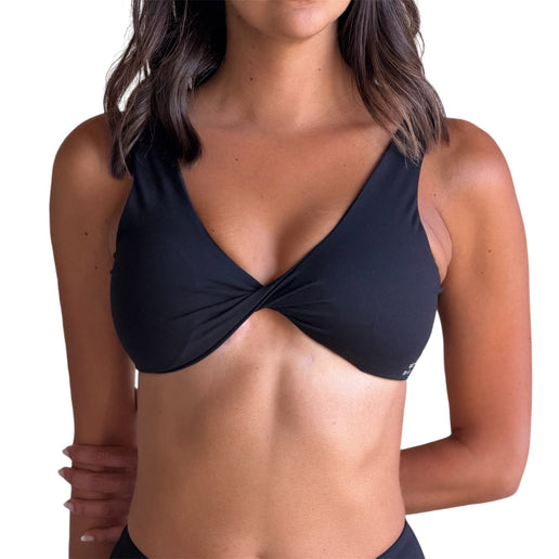 Wrap Front Cross-Back Bra