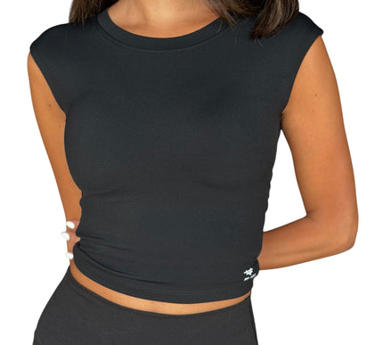 Open Back Crop Top