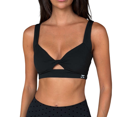 Keyhole Twist Bra